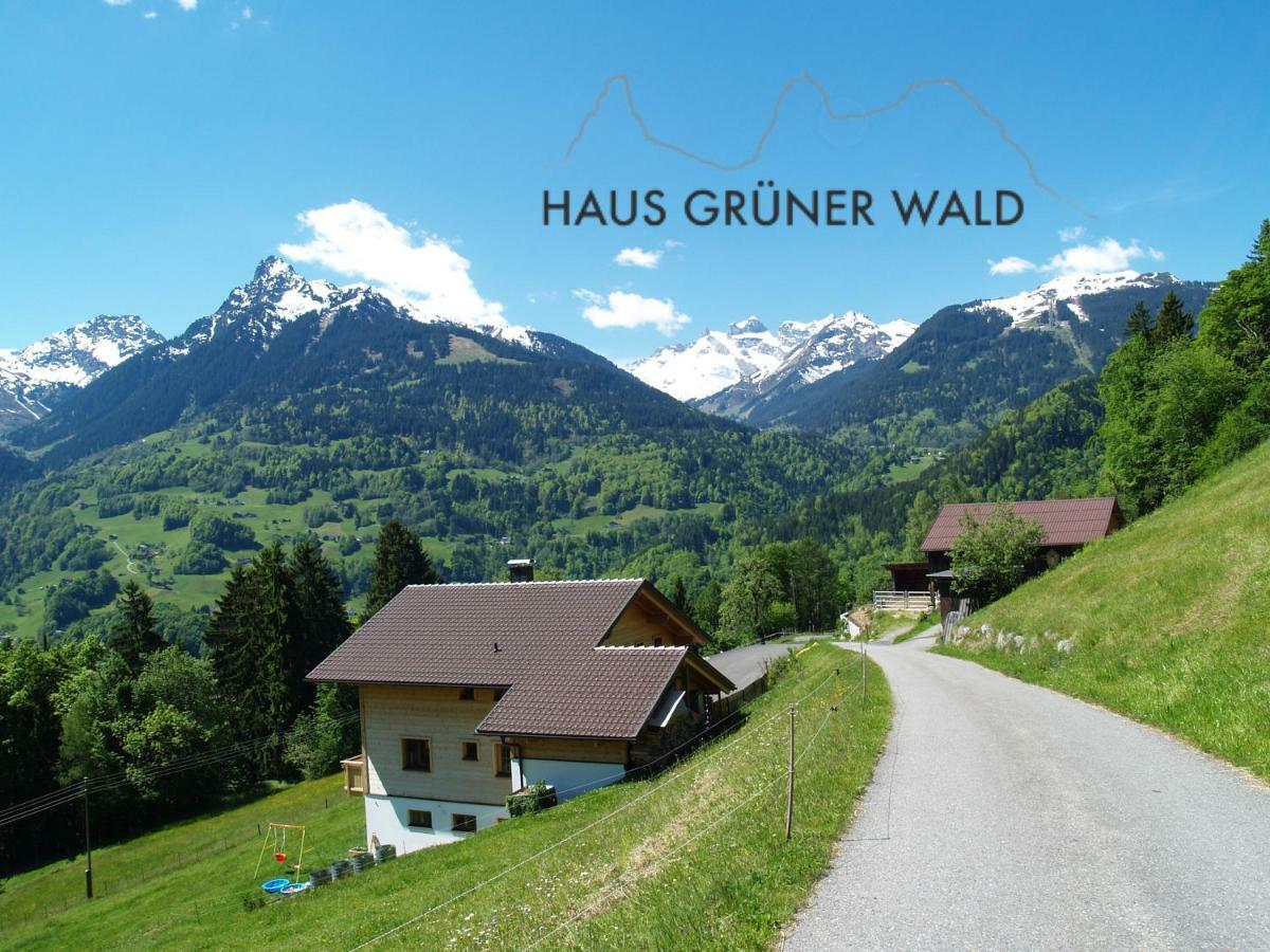 Apartamento Haus grüner Wald Bartholomäberg Exterior foto